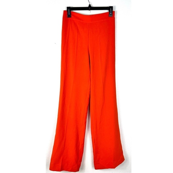 ZARA FLUID PANTS I PUMPKIN ORANGE size XS - Picture 2 of 9